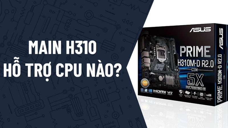 Main H310 Hỗ trợ CPU nào