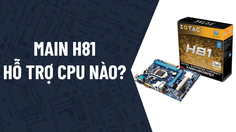Main H81 hỗ trợ CPU nào