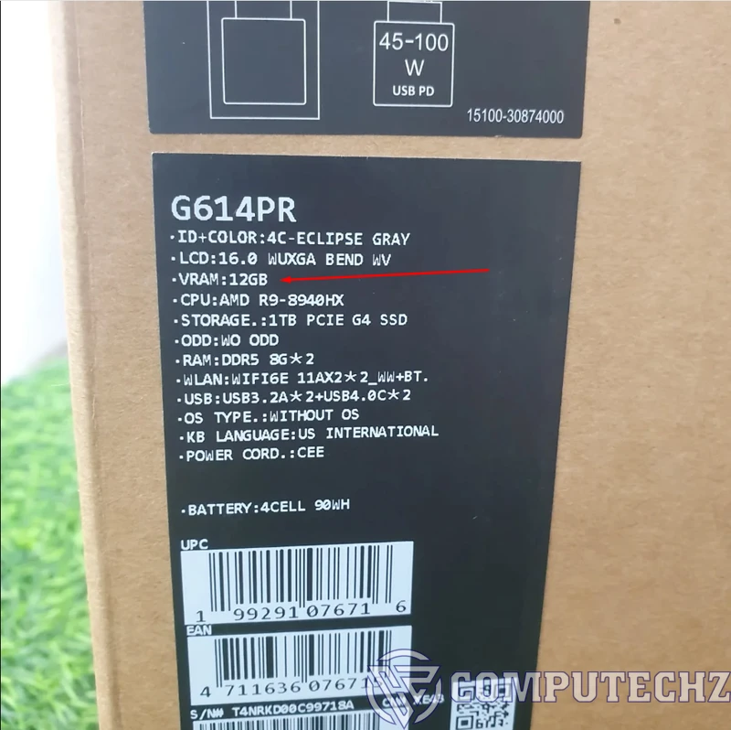 cách kiểm tra dung lượng card màn hình laptop