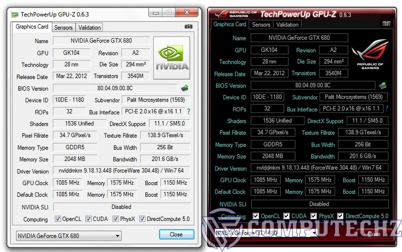 xem card màn hình