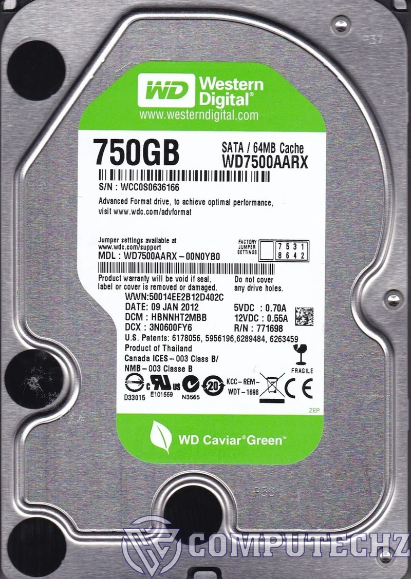 thông số của ổ hdd